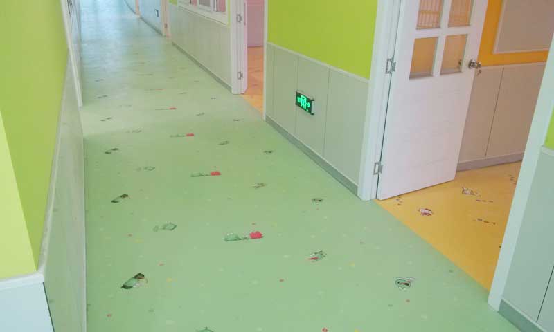 天津西青區(qū)雙語幼兒園地板案例 天津西青區(qū)萊茵陽光雙語幼兒園地板